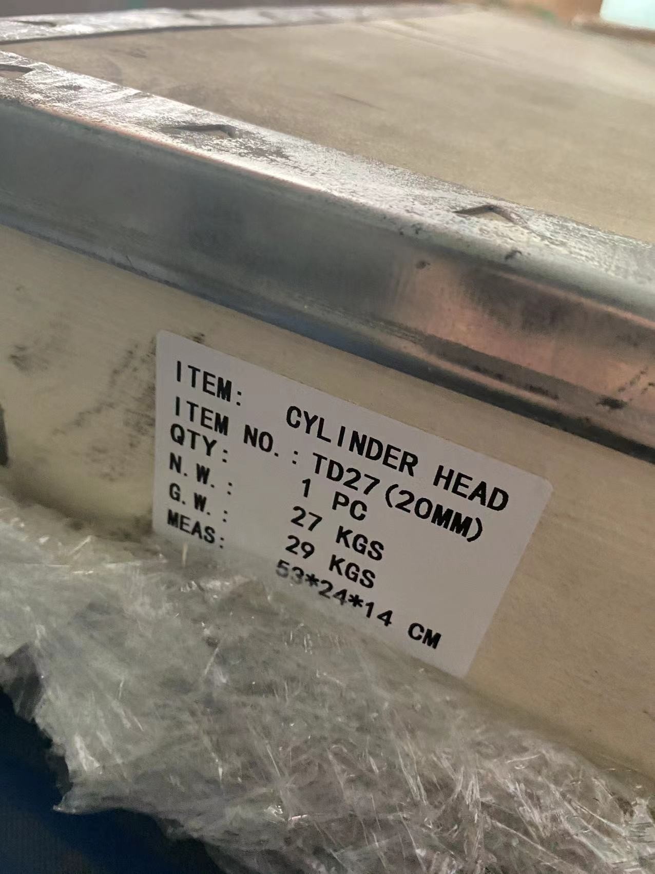 Nissan TD27 Automotive Cylinder Heads ISO9001 TS16949 Certifiion
