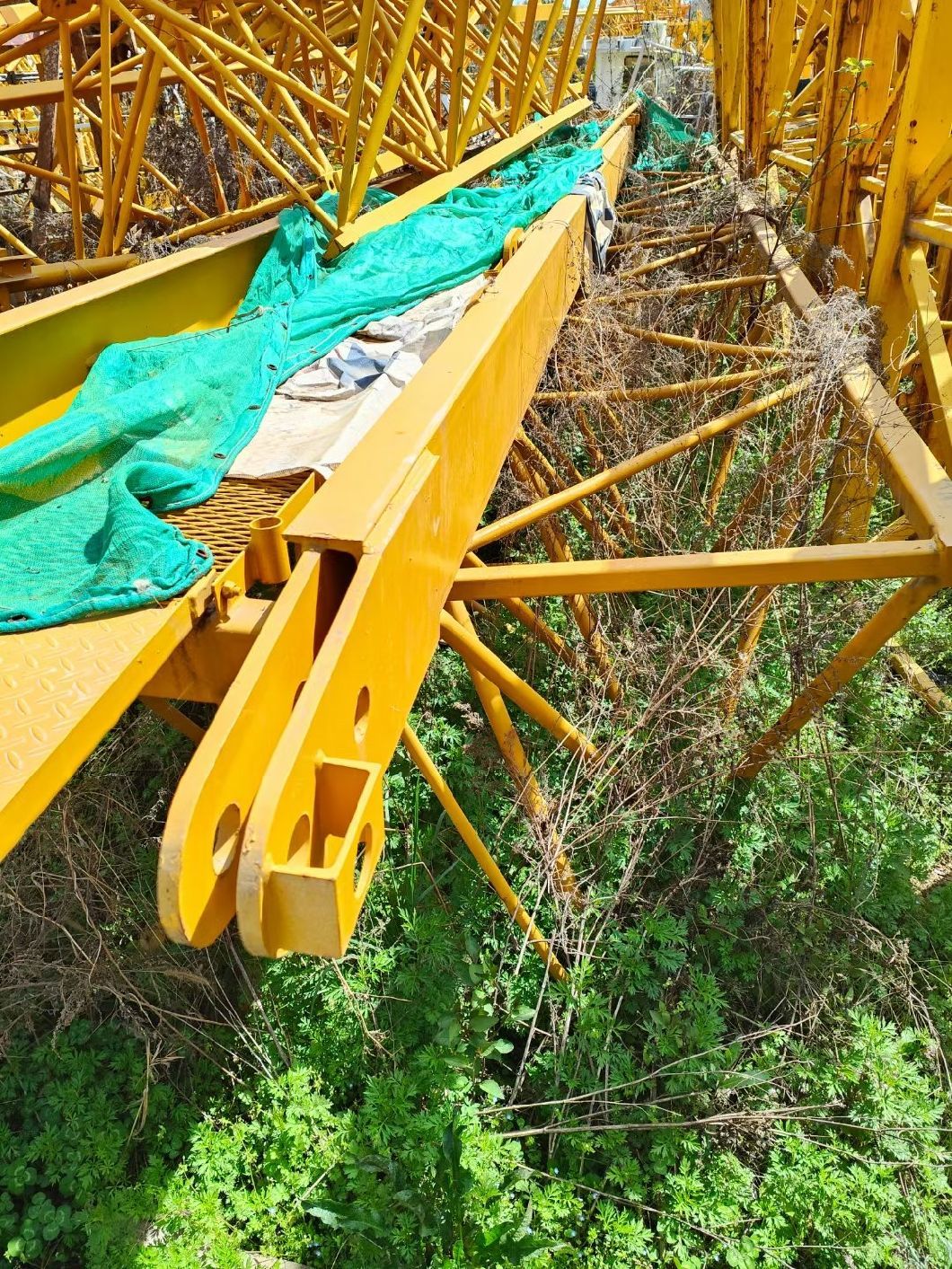 Year of 2013 Original Mc120b Used Tower Crane Max Load 6t Max Jib Length 60m with Good Price