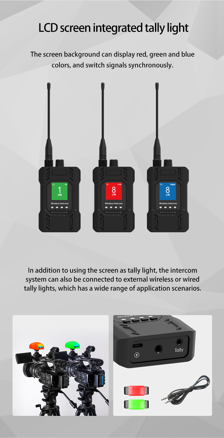 Full Duplex Director Communication System 910Pro 4-channel Wireless Intercom System