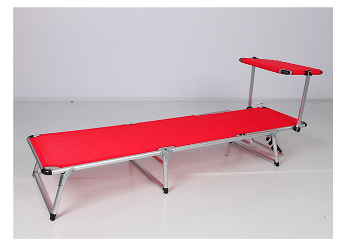 Customized Beach Foldable Sun Lounger With Aluminum Tube Material