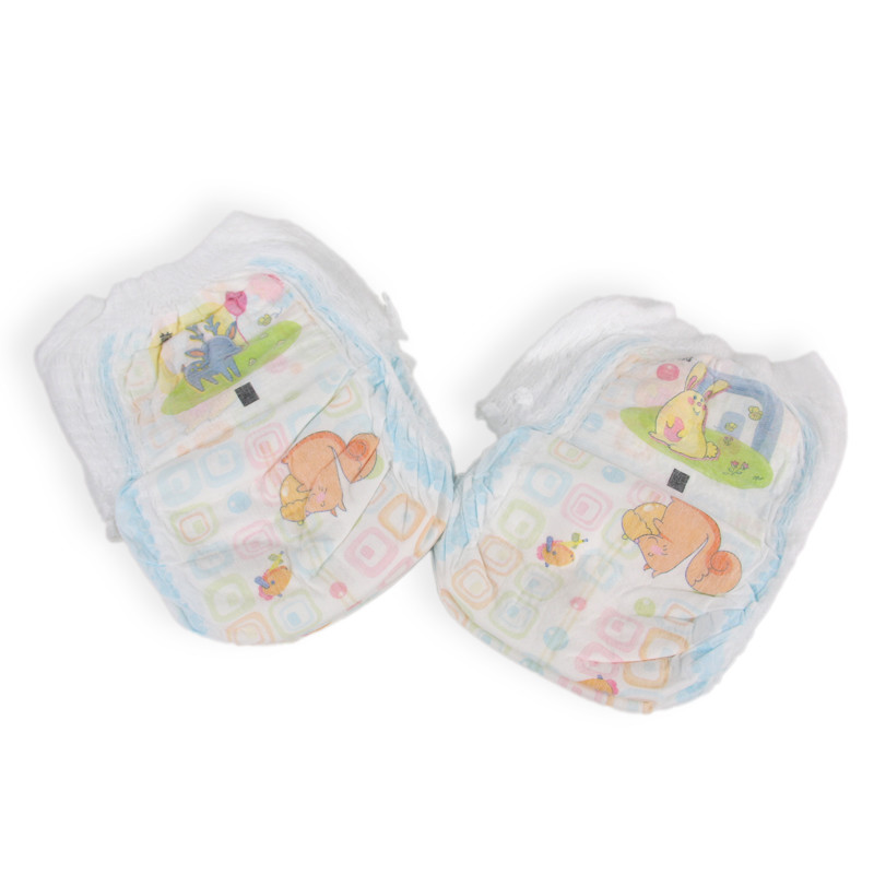 360 Elastic Waistband Pull Up Baby Diaper Fluff Pulp Disposable Training Pants