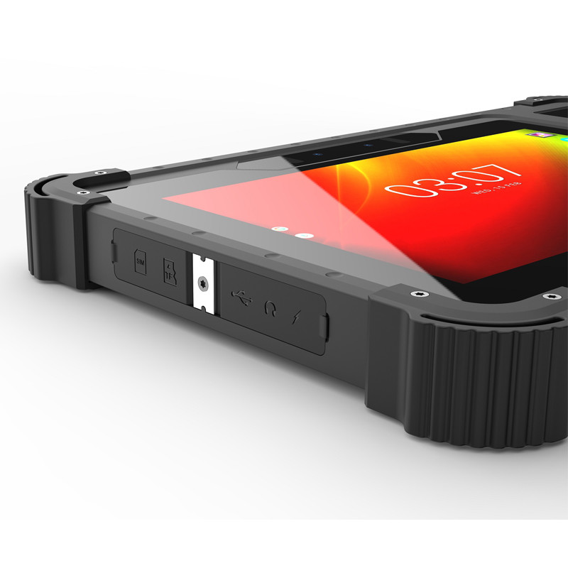 NFC RFID Reader Fingerprint Scanner 8inch Octa Core Rugged Tablet PC 2D Barcode Scanner