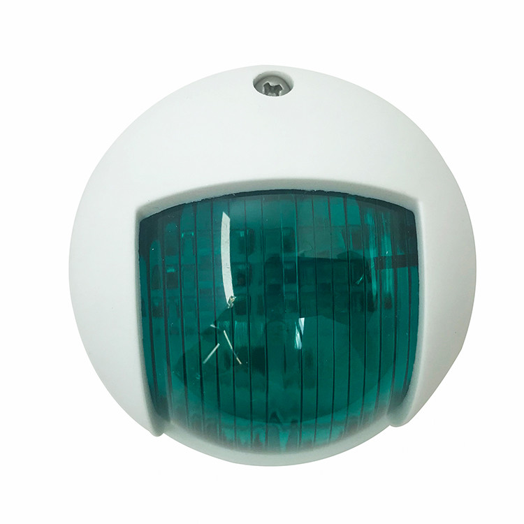 12v 2.5W LED Battery Powered Navigation Lights / Red And Green Marine Lights