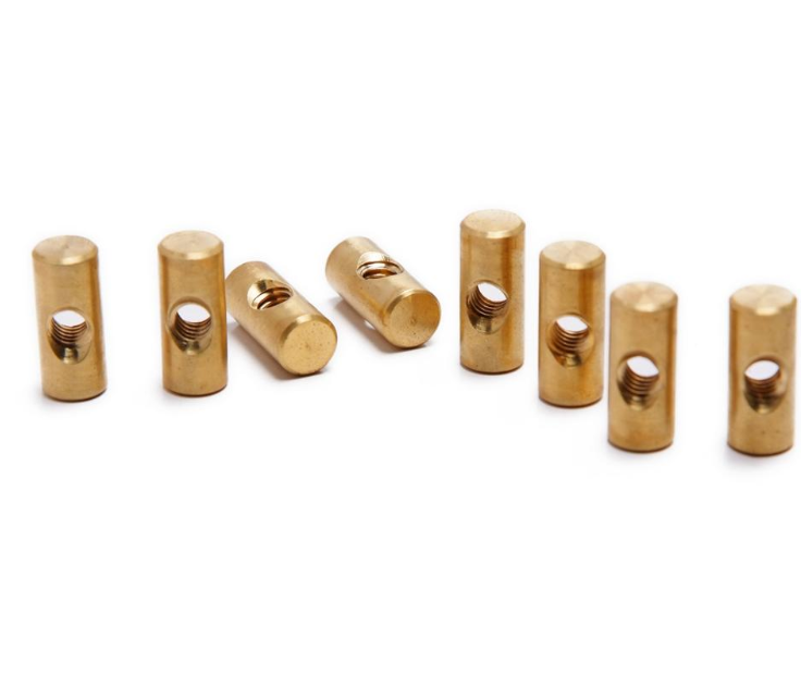 Brass Barrel Nut Barrel Cross Dowel Hole Nut