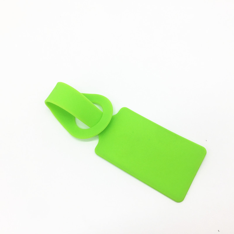 Office/School/Personal Silicone Luggage Tag , Cute and Practical Suitcase Label with Name ID Card