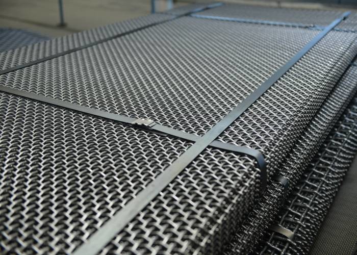 Spring wire screens for crusher equipment panel size1.5x2m from china