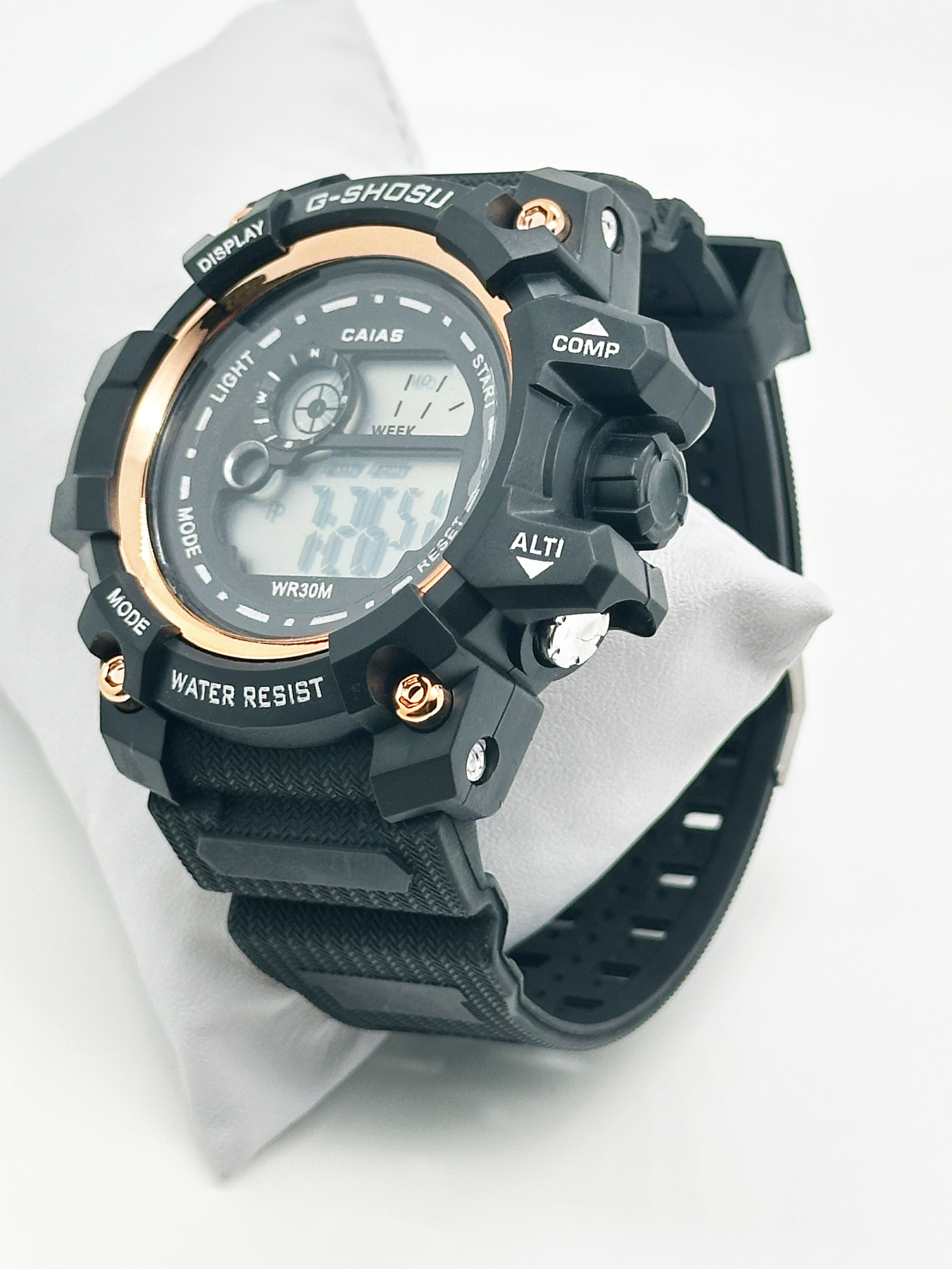 Fashion Sports Chronograph Watch Water Resist Quartz Men Wrist Watch Customized