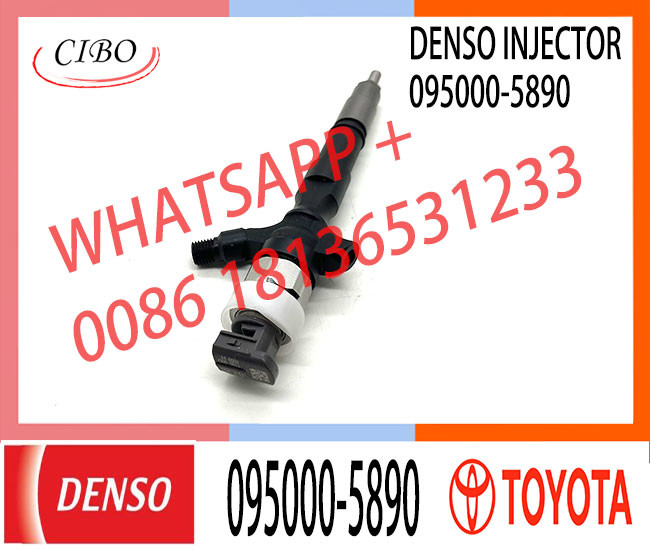 Common Rail Fuel Nozzle Injector 095000 5890 0950005890 095000-5890 for Toyota 1KD-FTV 2367039135 23670-39135