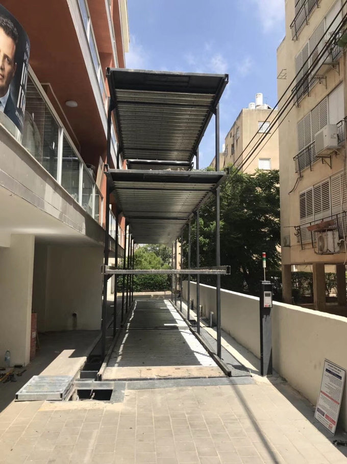 AA4C hydraulic underground car parking lift in-ground car parking system vertical car parking system AA-UTS20/2; AA-UTS