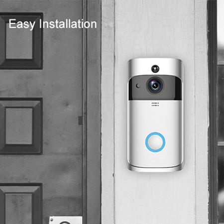 HFSecurity RD01 Wide Angel WIFI VIsua Real Time Two Way Audiol Door Bell