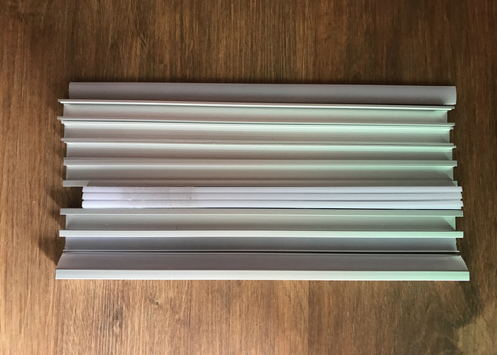Ip65 White Led Aluminium Square Profile Anodized 6063 T5 Aluminum Alloy