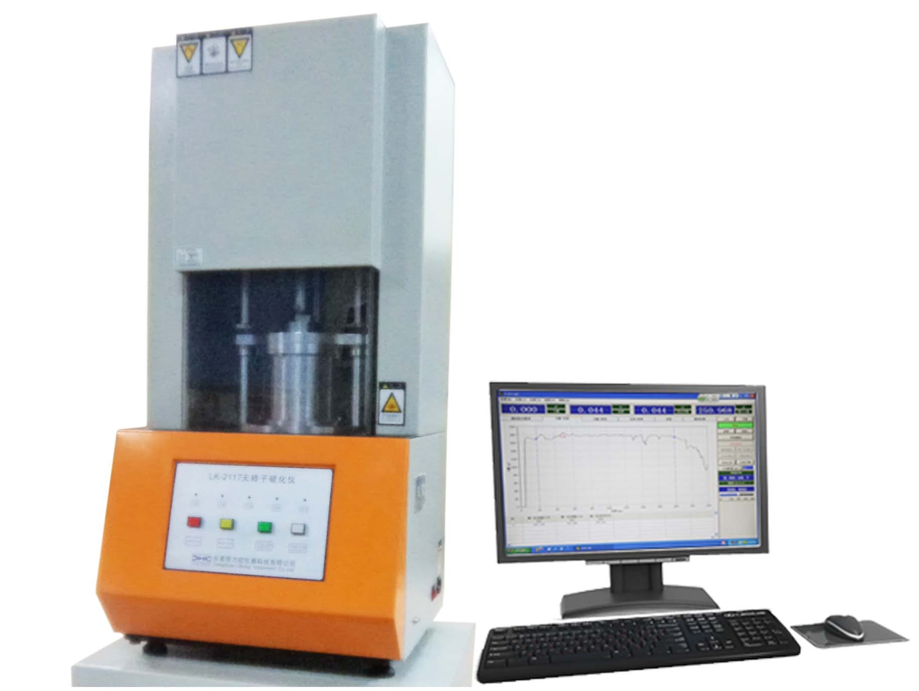 Vulcanized Rubber Testing Equipment With Vibration Rotorless System