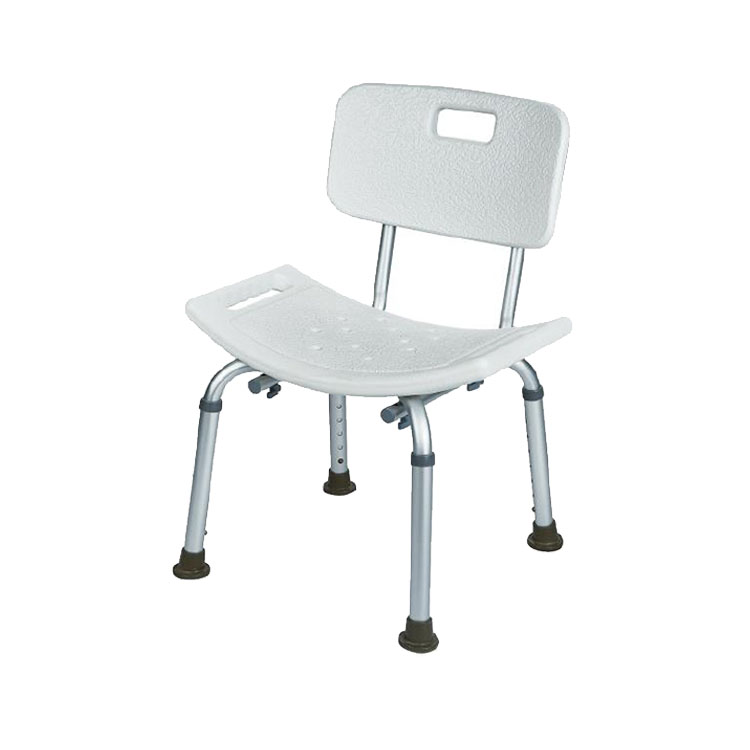Bathroom Shower Chair Bath Seat with Back for Disabled