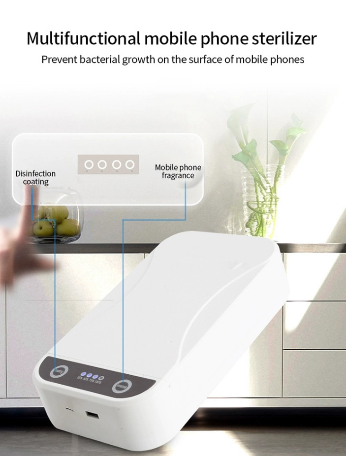 Comprehensive Disinfection Uv Box Phone Sanitizer Prevent Bacterial Growth