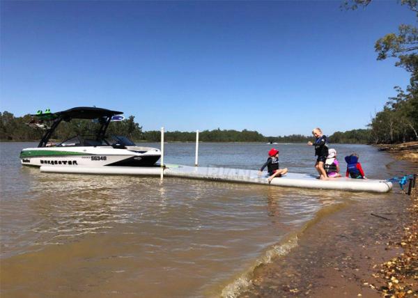 20cm 1000D Drop Stitch Y Shape Jet Ski Inflatable Yacht Y Pontoon Platform Dock For Boat Parking