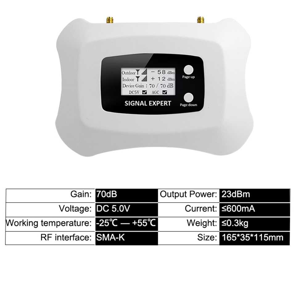 CDMA 850MHz 2G 3G Mobile Data Signal Booster Customized Selected Band