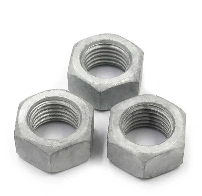 GB52 Hot Dip Galvanized Hexagon HDG Nuts M2 - M64 Size