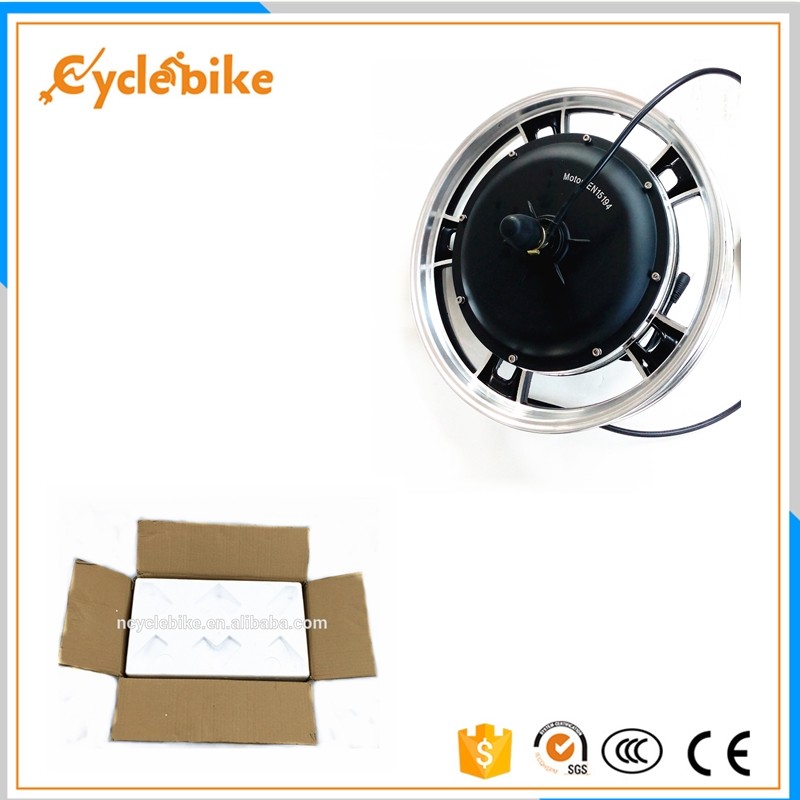 16 Inch Brushless Electric Bike Hub Motor For Bicycles , 48V 1000W Mountain Bike Electric Motor