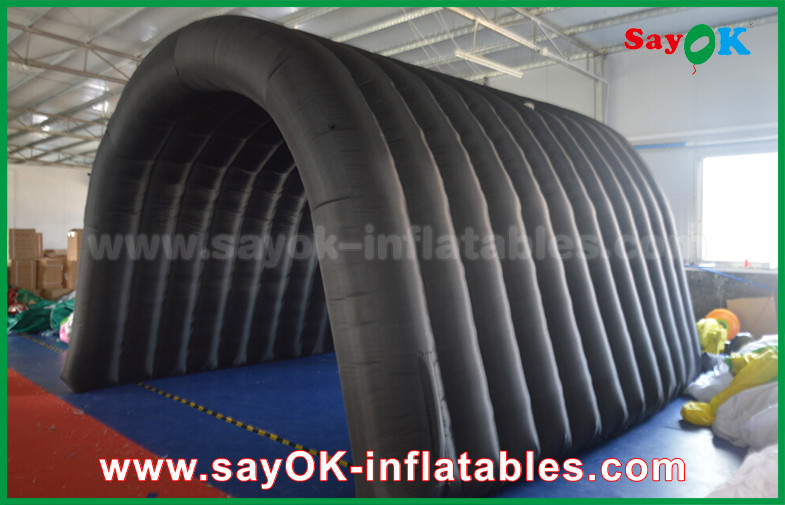 Air Inflatable Tent Black 210D Oxford Tunnel Inflatable Camping Tent For Outdoor Activity