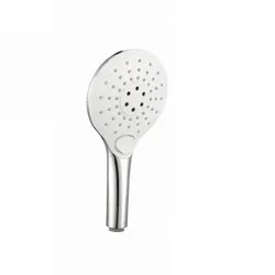 Bathroom Faucet Tap Accessories Push Button Polished Chrome Water Tap Handheld Shower Head