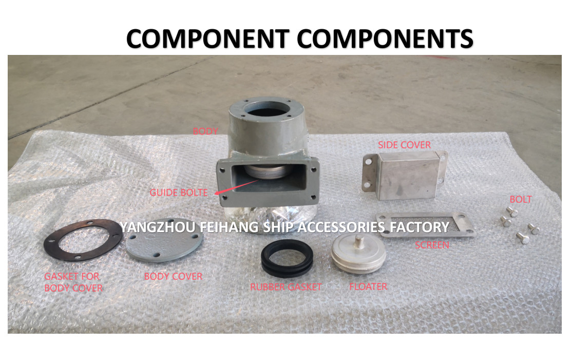 BALLAST TANK AIR VENT HEAD WITH FLOATER MODEL-533HFB-80 AIR VENT HEAD COMPLETE SET