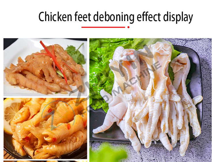 Automatic chicken feet processing machine stainless steel operating table