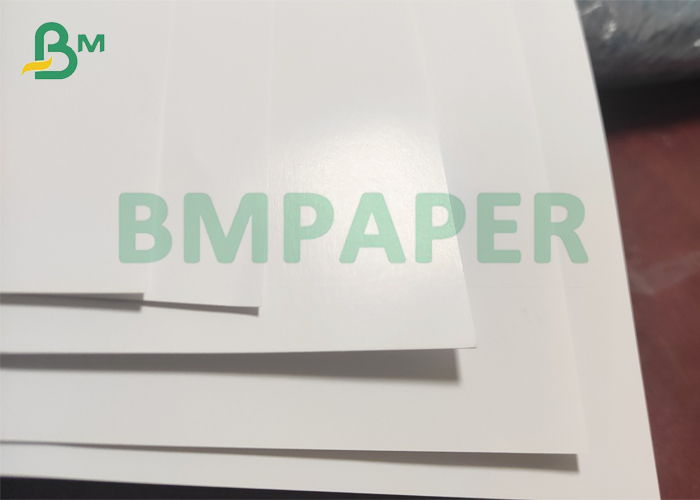 Gloss text white paper