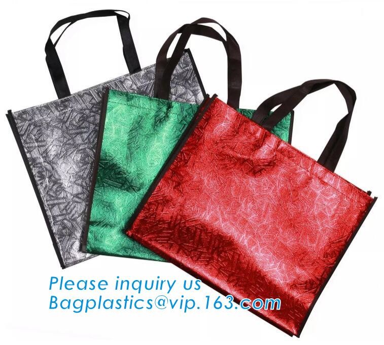 non-woven promotional shopping bag ultrasonic non woven bag, Custom printed tote non woven bag shopping shoulder bag pri