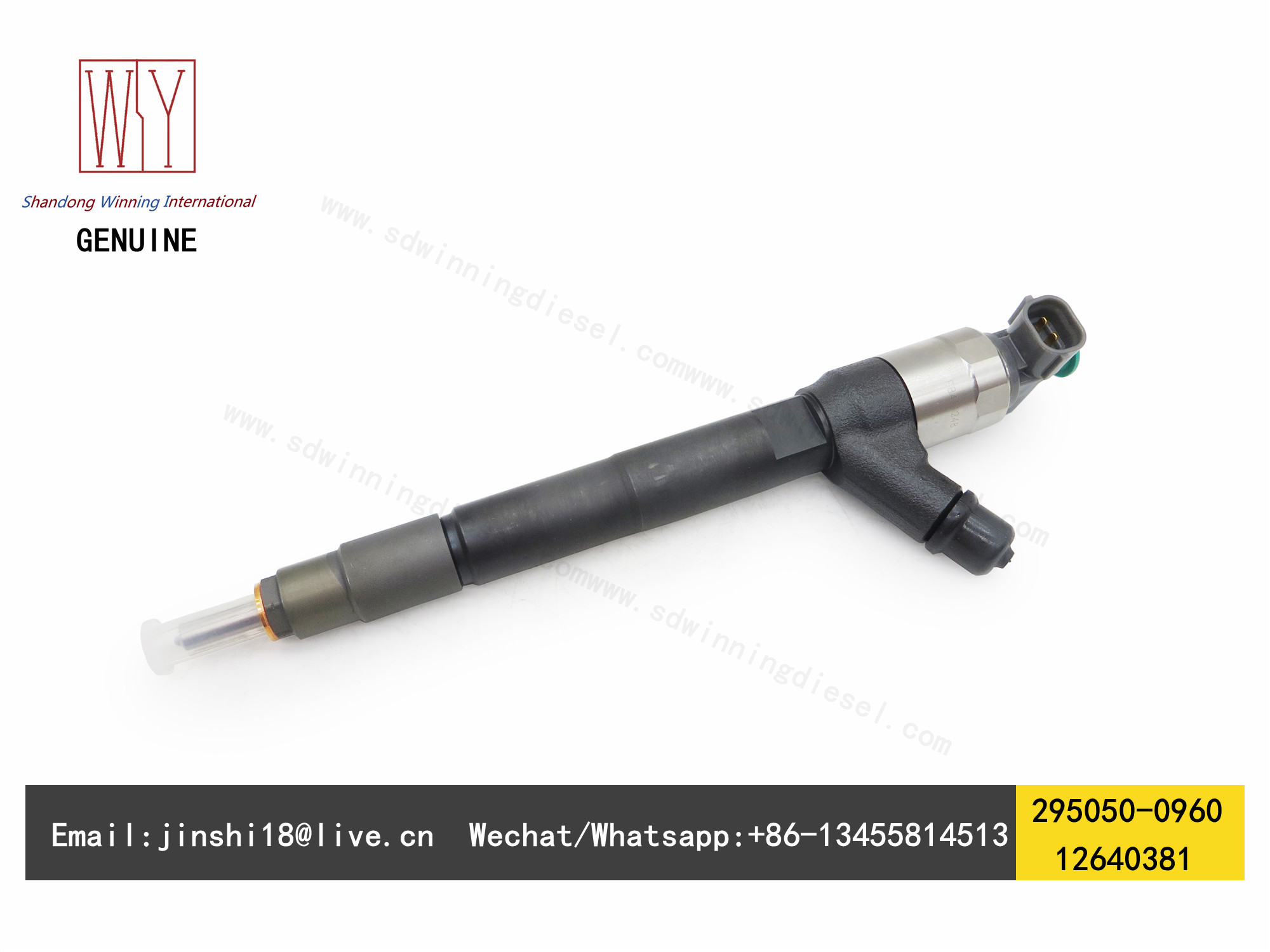 DENSO GENUINE AND NEW FUEL INJECTOR 295050-0960, 2950500960, 295050 0960 FOR GM AND CHEVROLET 12640381