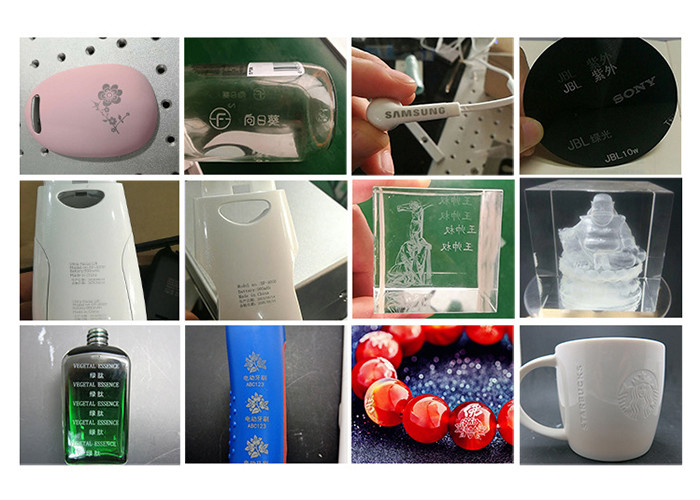 5W UV Laser Marking Machine Good Stability For Sunglass Lens / Wiping Cloth