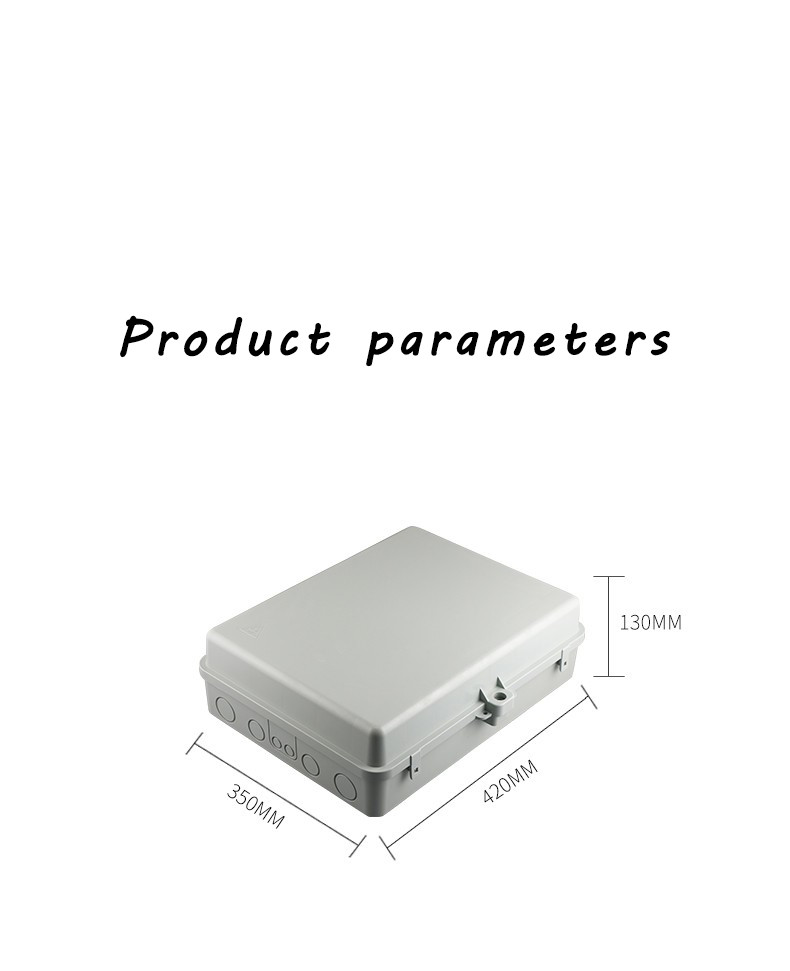 ABS FTTH Fiber Optic Box Cable Distribution Waterproof With IP65 Protection Level