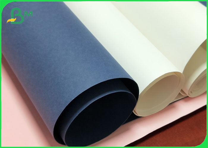 Wear Resistance Eco - Friendly Material Washable Kraft Paper Fabric Soft & Textured
