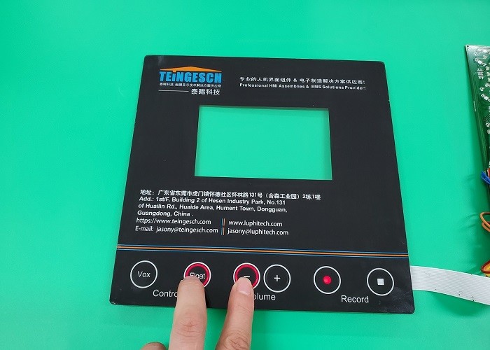 Buy cheap Industrial Capacitive Membrane Switches Panel Assemblies With Backlighting Solution product