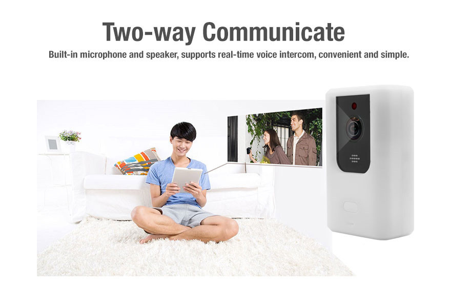 Smart video door phone wifi visual intercom doorbell wireless doorbell video intercom with infrared light CX101