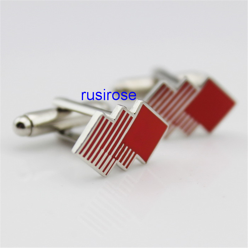 Personalized metal cufflinks custom-made,factory directly customized Maple Leaf shape cufflink, activities gift cufflink