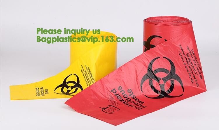 Lab, Hospital, Healthcare, Safety, Infectious, Medical Waste Disposal Warning Label Sterilization Indicate