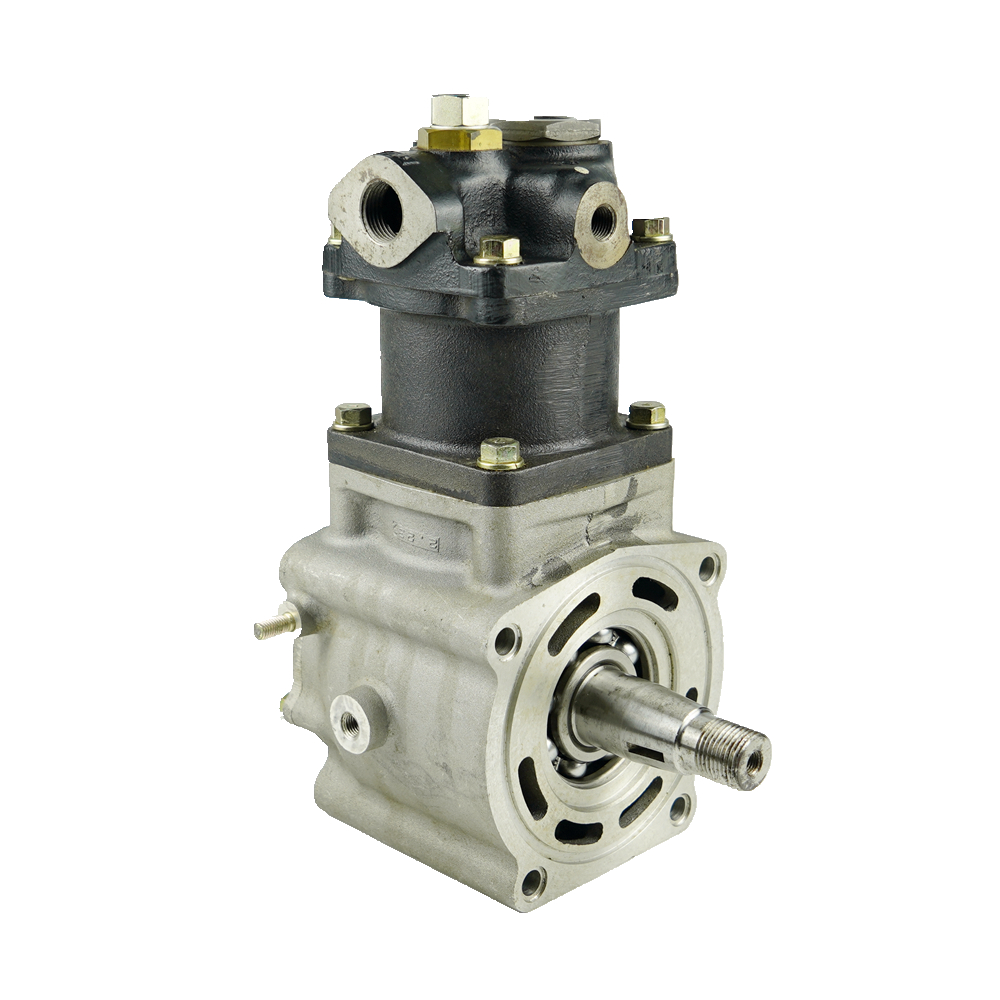 China Manufacturers Japanese Truck Diesel Engine Pneumatic Air Brake Compressor for 6WA1 Double cylinder Iron Cover Engine