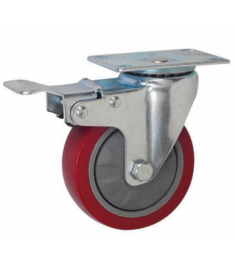 5 inch plastic casters PVC wheels