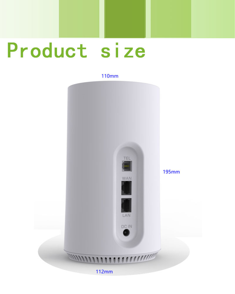 Tri Band 1800Mbps Wifi 6 Router 2 Gigabit Ethernet Port 5G Wifi Router