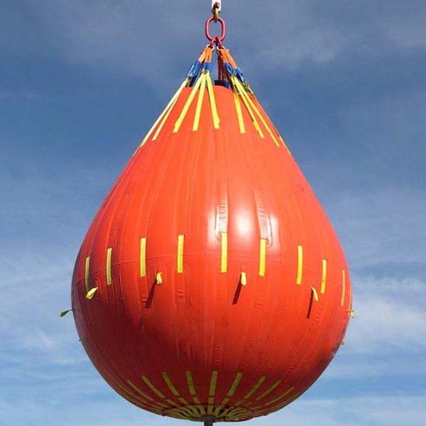 1-50 Tons Capacity Load Testing Water Bags With Reinforced Webbing Straps