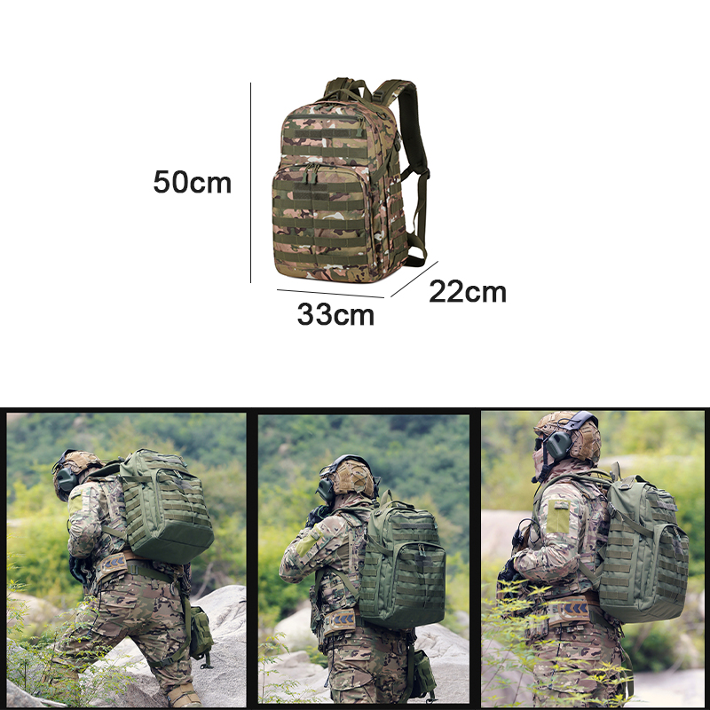 Outdoor Survival Military Tactical Backpacks Assault Bag With 56-76 Litre Capacity