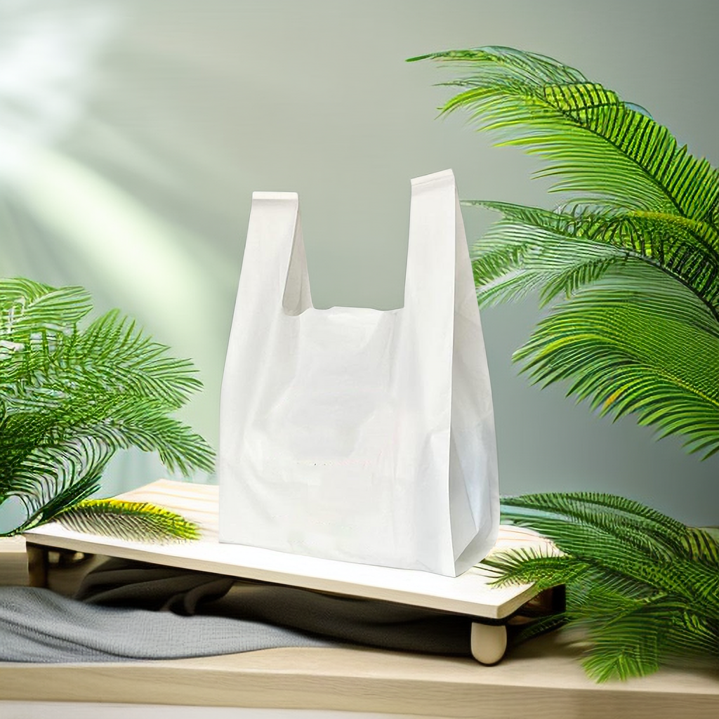 Side Gusset Biodegradable Shopping Bag 50l Compost 15 Micron