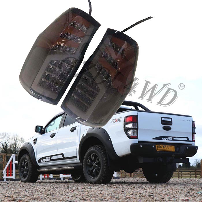 Black Dynamic Car Rear Light For Ford Ranger 2012-2019 / Led Tail Lamp
