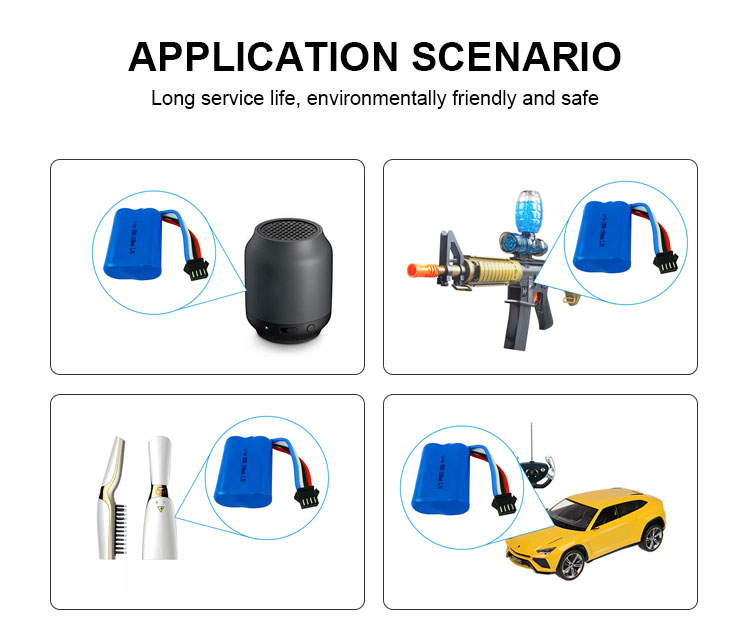Best Quality Lithium ion battery pack 18500 3.7v 1100mah for Electric Folklifts