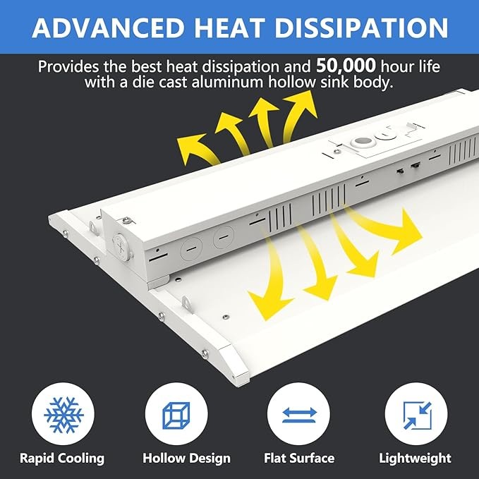 Premium LED Linear Highbay Light 150Lm/W 225W Dimmable LED Tunnel Lights