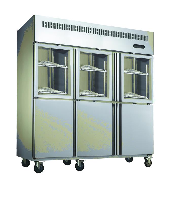 Low-energy Upright Stainless Steel Kitchen Commercial Upright Freezer CE CB ROHS