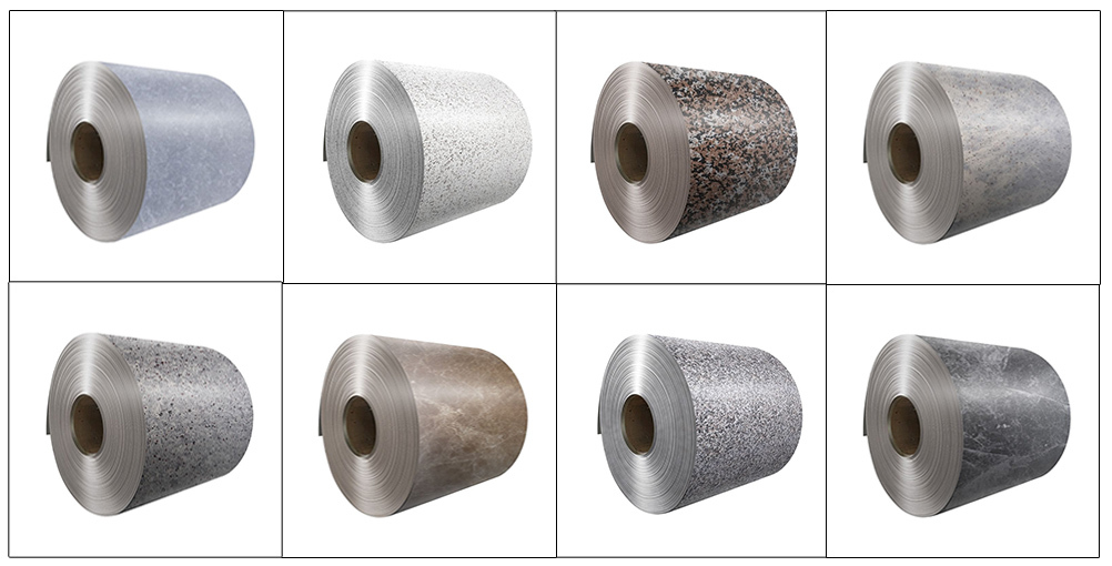 PVDF Coated Lightweight Stone Pattern Aluminum Coil For Building Decoration