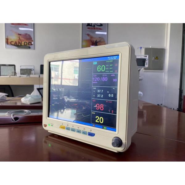 Portable Multi Parameter Patient Monitor With ECG SPO2 NIBP And Temp Measurement