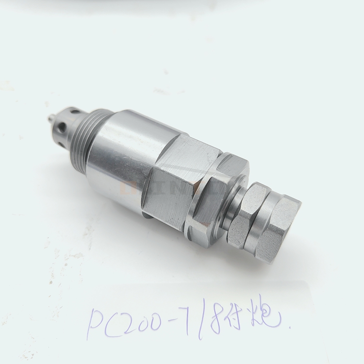 Construction Works Excavator Hydraulic Parts Relief Valve for PC200-7 PC200-8
