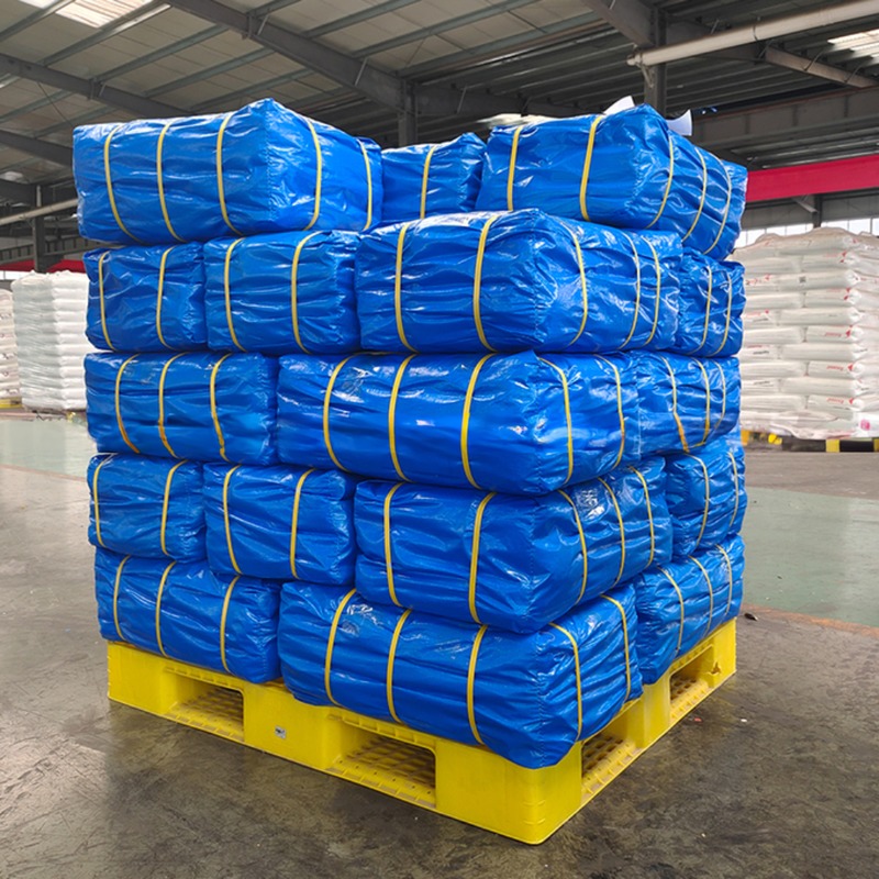 Market HDPE Tarpaulin Customized with Eyelets and Logo Printing